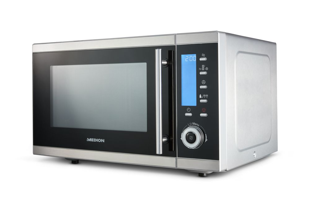 MEDION MD 15501, Mikrowelle (900 Watt, Grillfunktion, Heißluftfunktion)