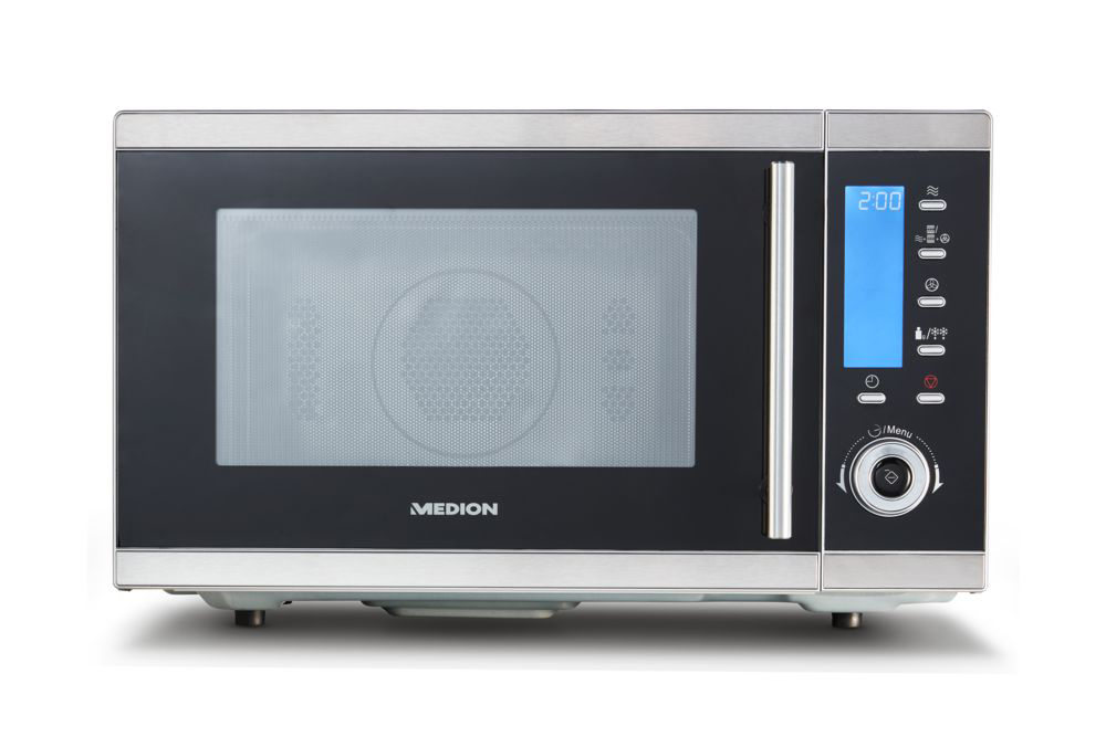 MEDION MD 15501, Mikrowelle (900 Watt, Grillfunktion, Heißluftfunktion)