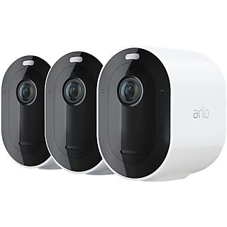 ARLO Überwachungskamera Pro 4 Spotlight, 3er-Pack, Weiß