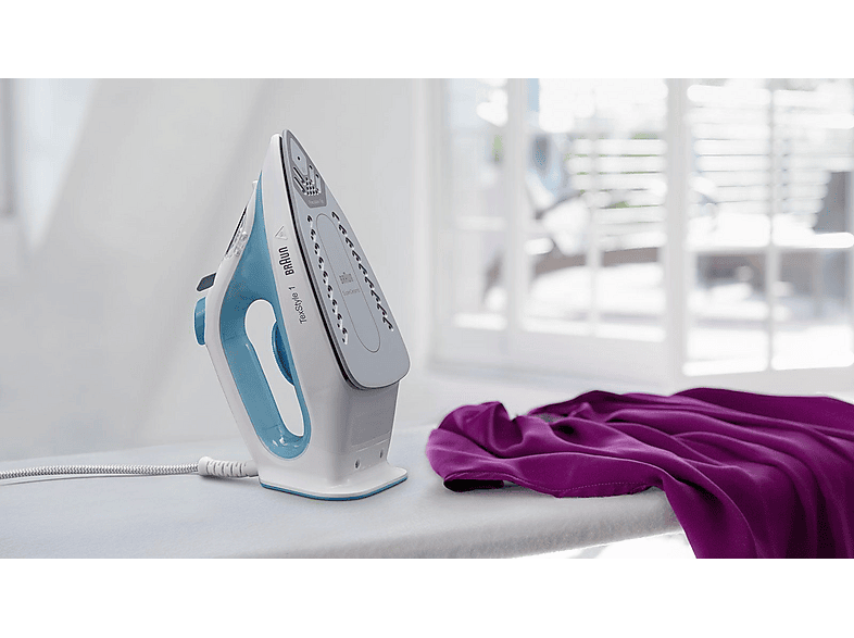 Braun SI 1050 BL TexStyle 1 Dampfbügeleisen (2000 Watt, Blau/Weiß) — Foto 3 von 4