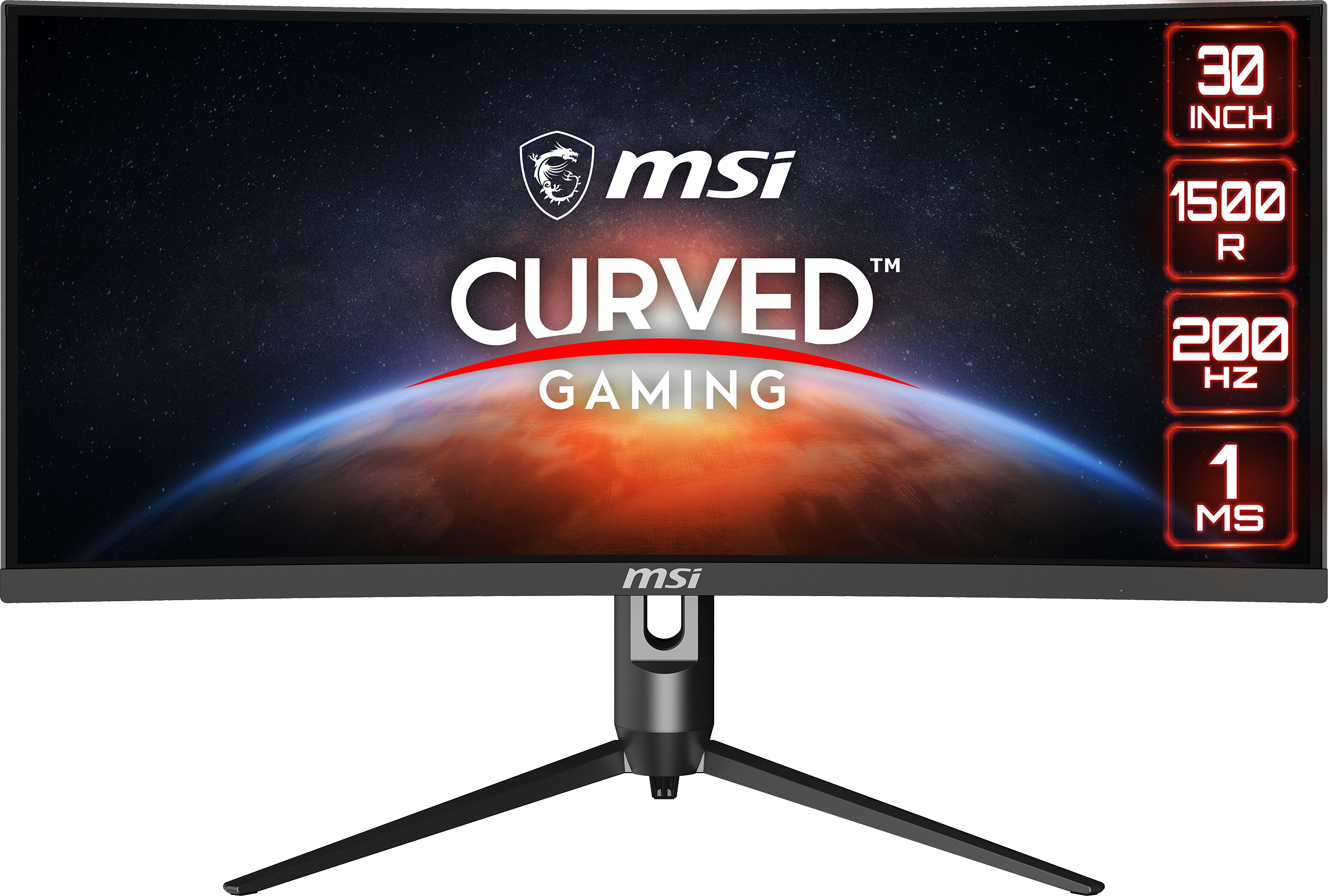 (1 200 MSI Hz) Reaktionszeit, OPTIX WQHD 29,5 ms Curved Zoll Monitor Gaming MAG301CR2DE