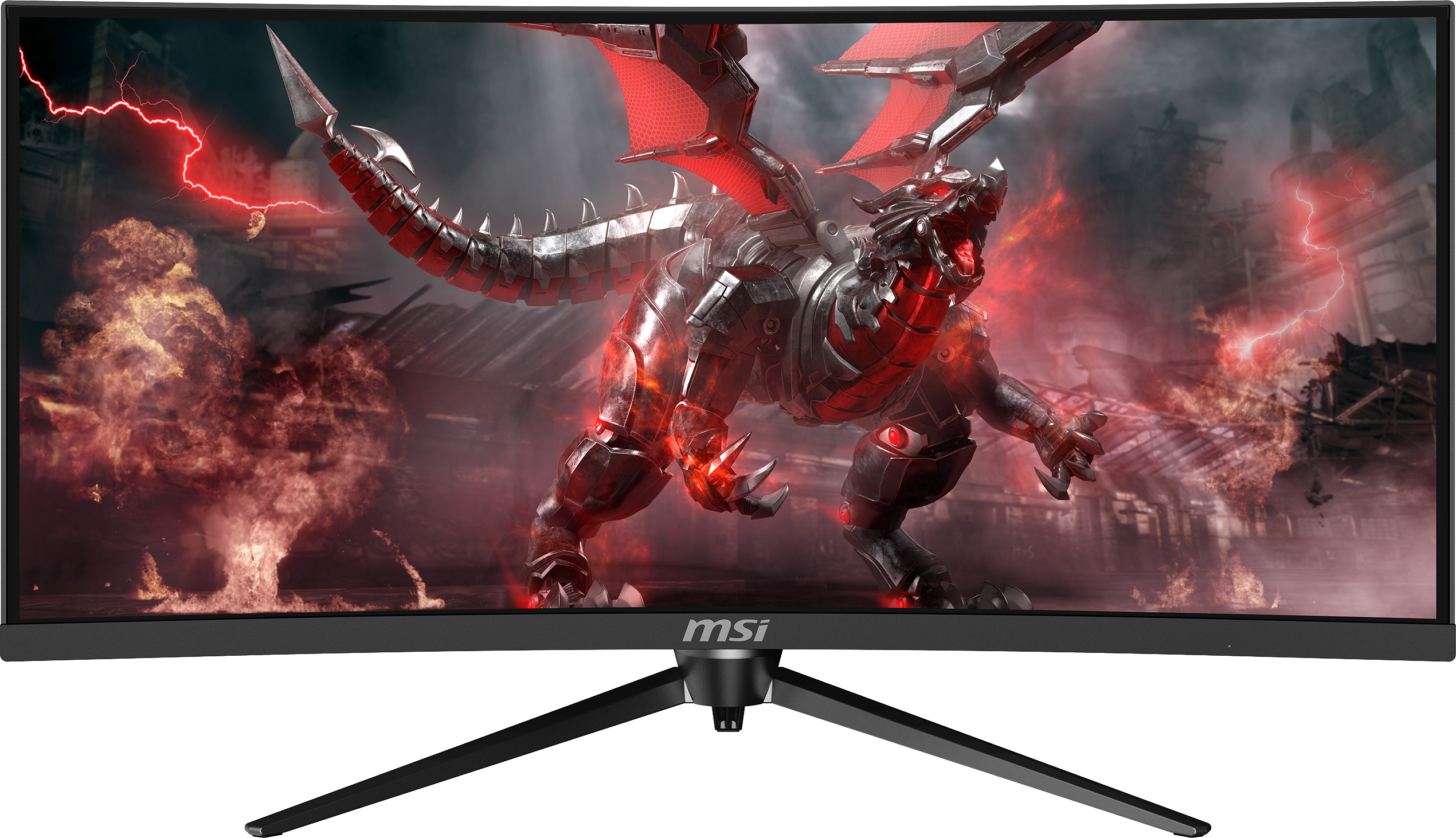 200 Gaming Monitor WQHD Hz) Curved 29,5 ms Zoll MSI MAG301CR2DE (1 Reaktionszeit, OPTIX