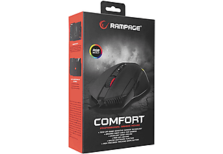 RAMPAGE SMX-G39 COMFORT Usb 8 Makro + Extra Atış Tuşlu 7200dpi RGB Ledli Gaming Oyuncu Mouse Siyah_5