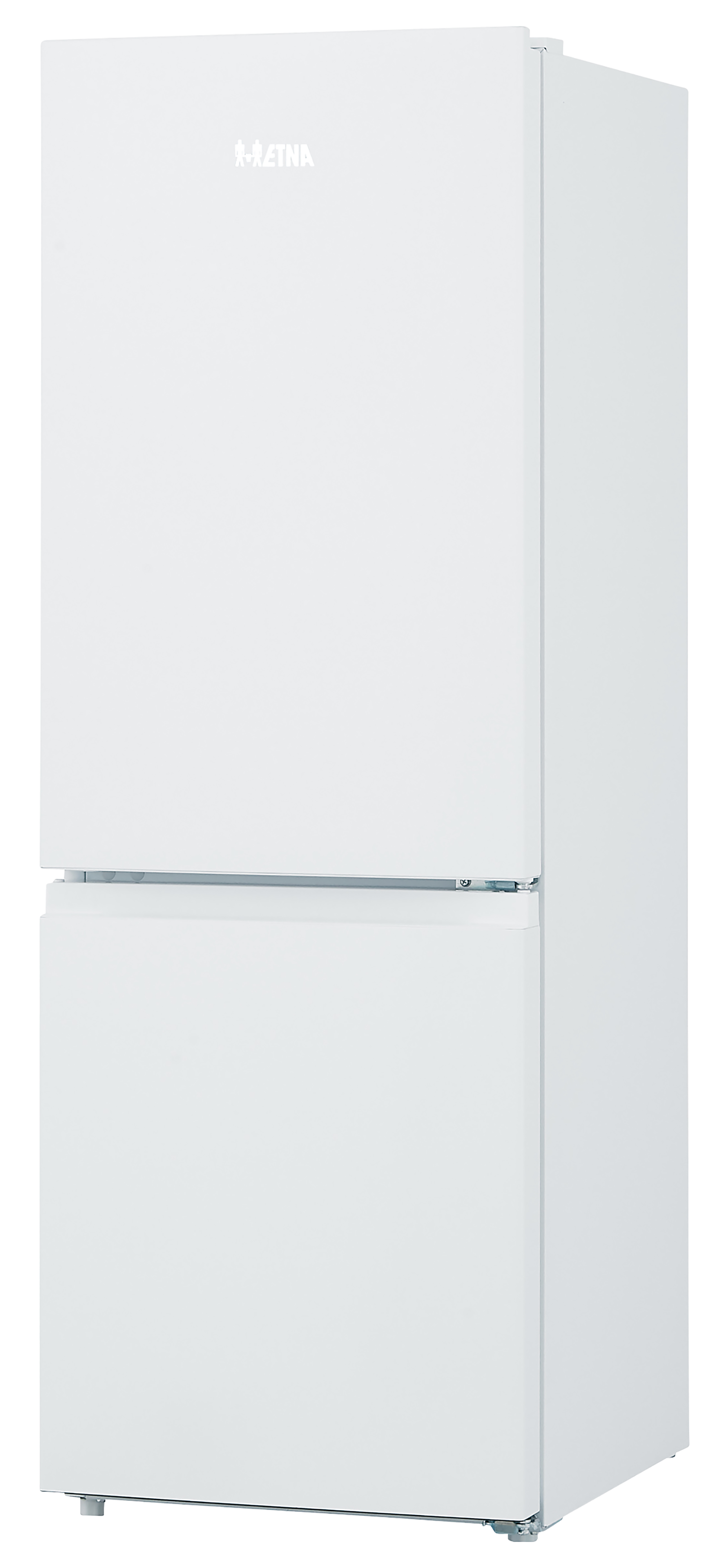 White Hotpoint refrigerator, with a freezer compartment below.