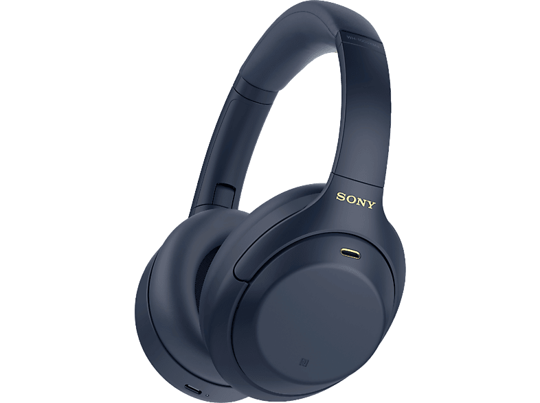 Auriculares inalámbricos  Sony WH-CH520, Bluetooth, 50 horas de autonomía,  Carga rápida, 360 Audio, Conexión multipunto, Cascos estilo diadema, Azul