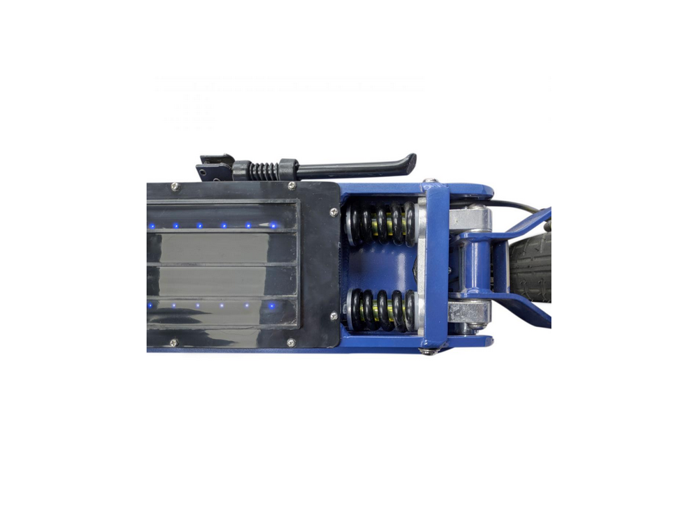 Patinete eléctrico - SmartGyro Ziro Blue, 500 W, 3 velocidades, 8800 mAh, 25 km/h, Azul