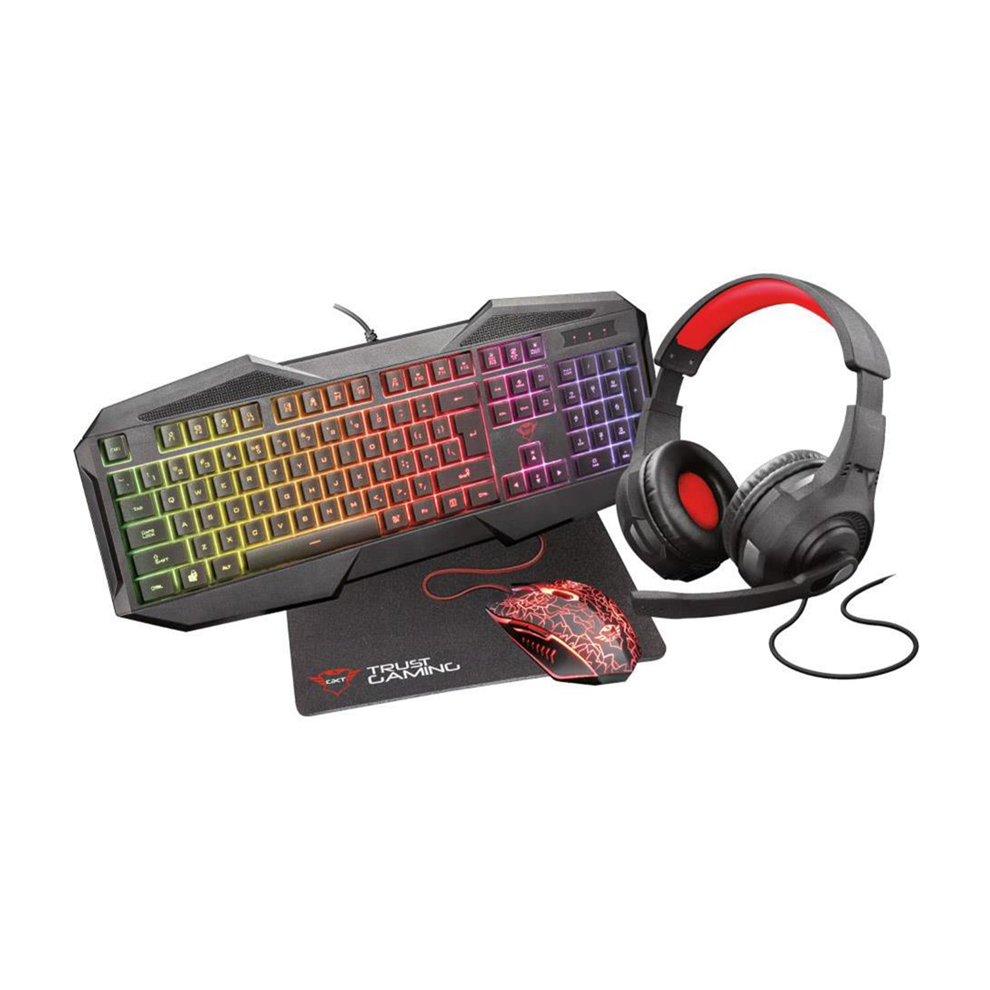 Bundle BOX Gaming Trust Gxt1180Rw 4-In-1 IT