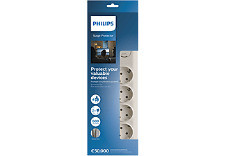 PHILIPS SPN7040WA Akım Korumalı Priz 4'lü 2m 600J_1