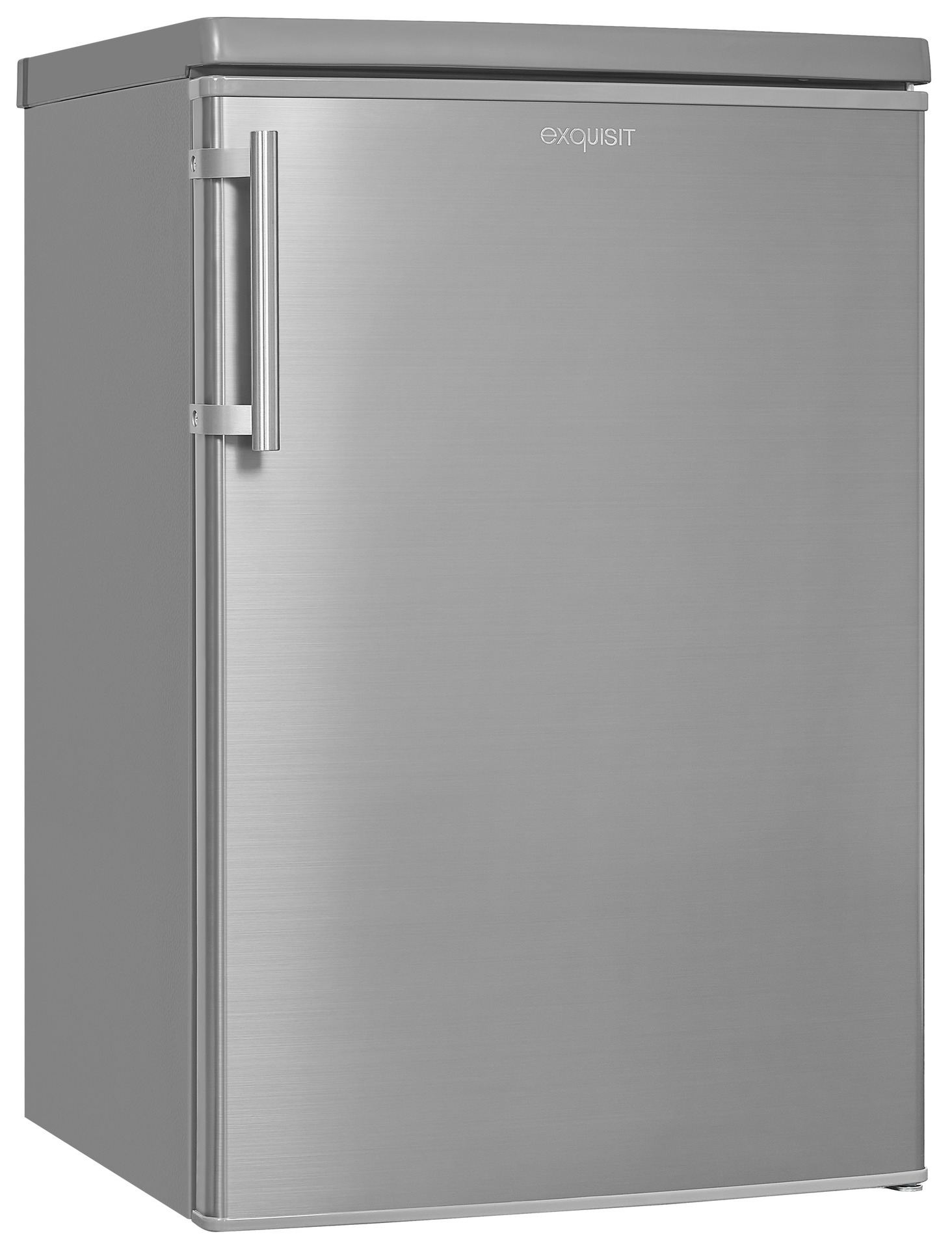 EXQUISIT KS16-4-HE-040D Kühlschrank (109 l, D, 855 mm hoch, Inoxlook)