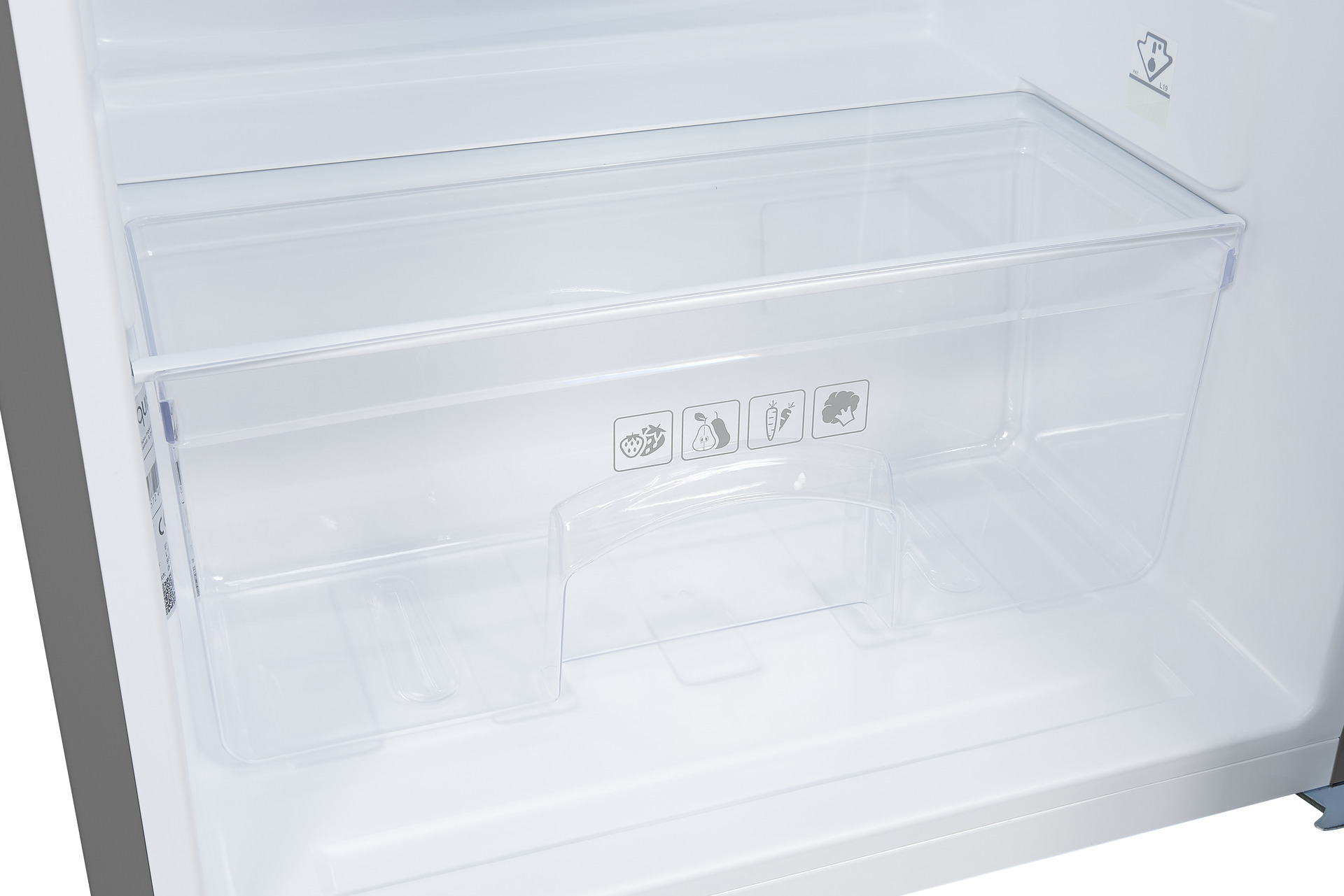 EXQUISIT KS16-4-HE-040D Kühlschrank (109 l, D, 855 mm hoch, Inoxlook)