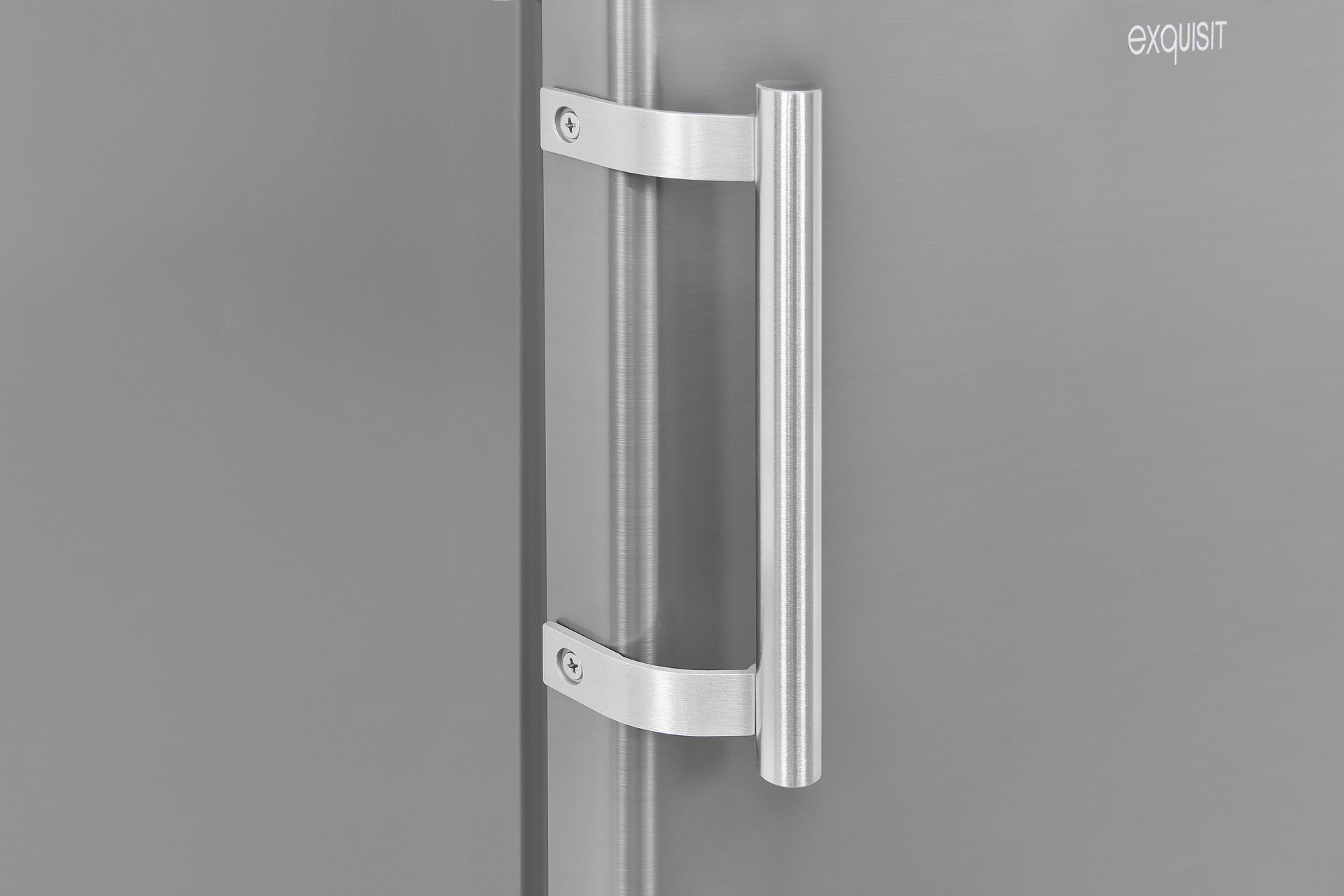 EXQUISIT KS16-4-HE-040D Kühlschrank (109 l, D, 855 mm hoch, Inoxlook)