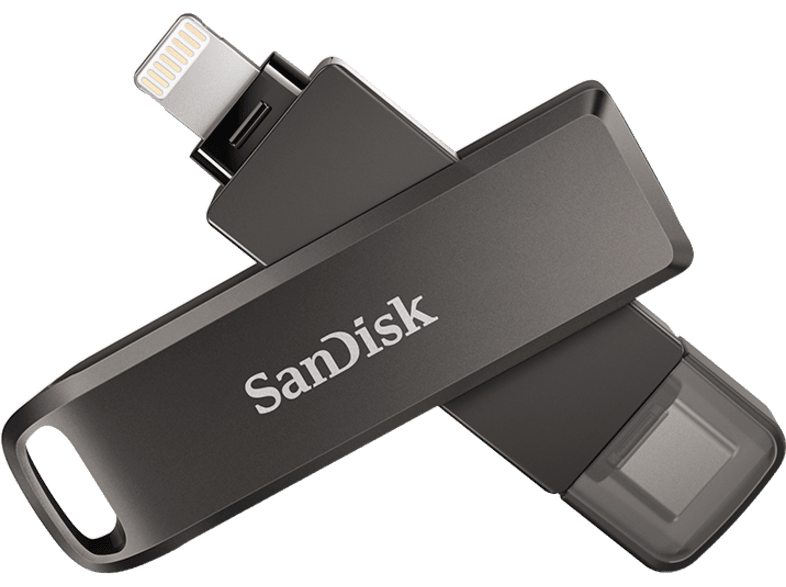 SANDISK iXPAND Flash Drive Luxe 128GB USB C Lightning 186553