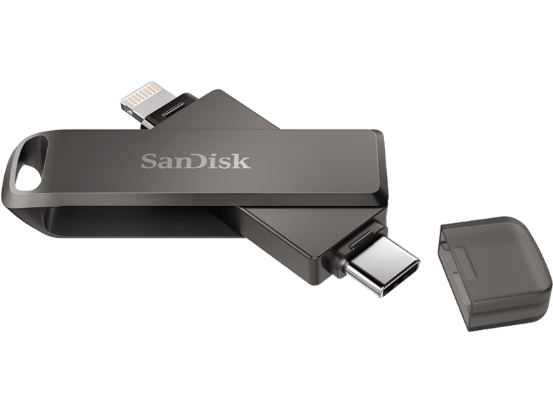 SANDISK iXPAND Flash Drive Luxe 128GB USB C Lightning 186553