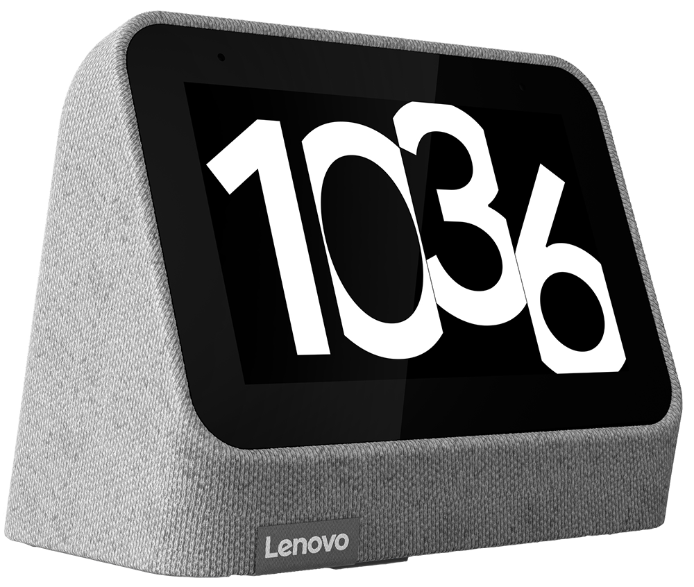 LENOVO Smart Clock 2 Grey + Qi-charger