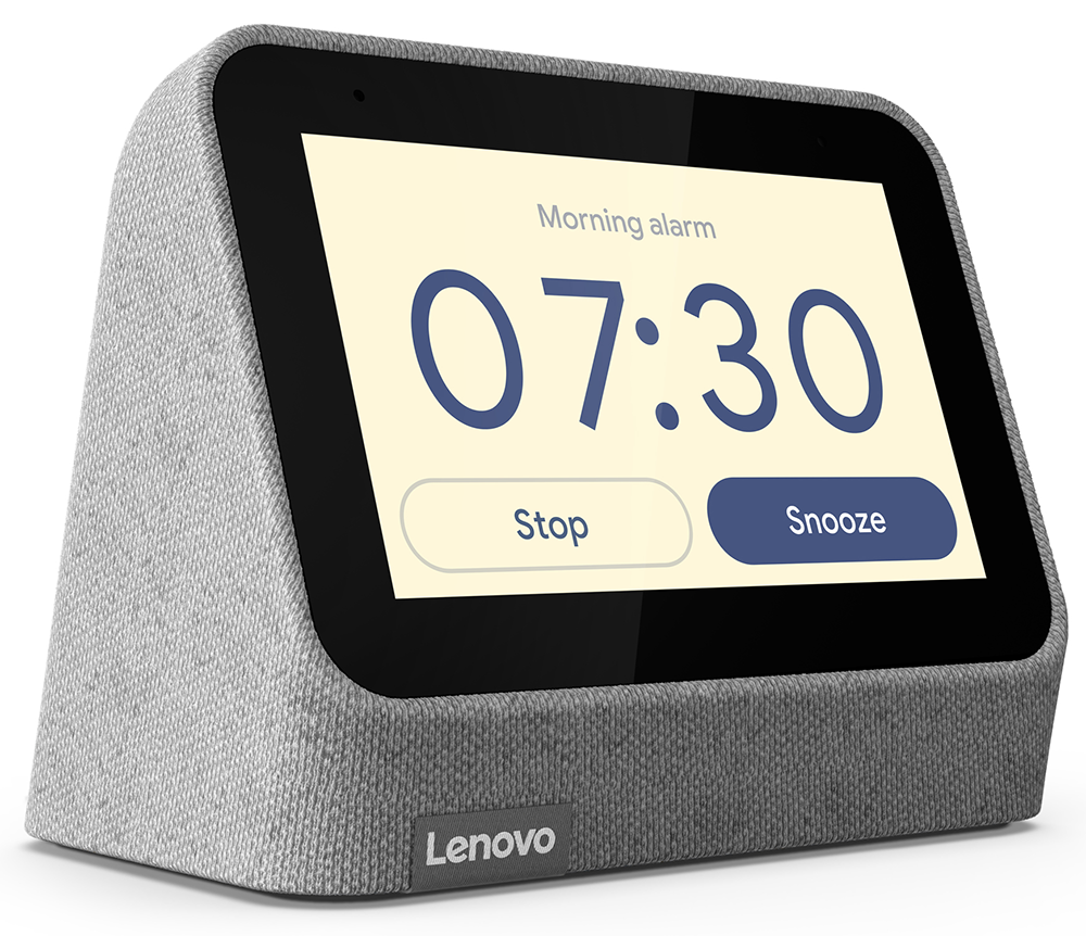 LENOVO Smart Clock 2 Grey + Qi-charger