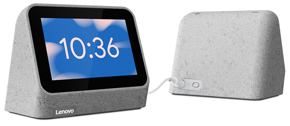 LENOVO Smart Clock 2 Grey + Qi-charger
