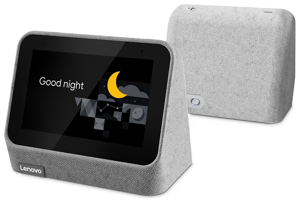LENOVO Smart Clock 2 Grey + Qi-charger