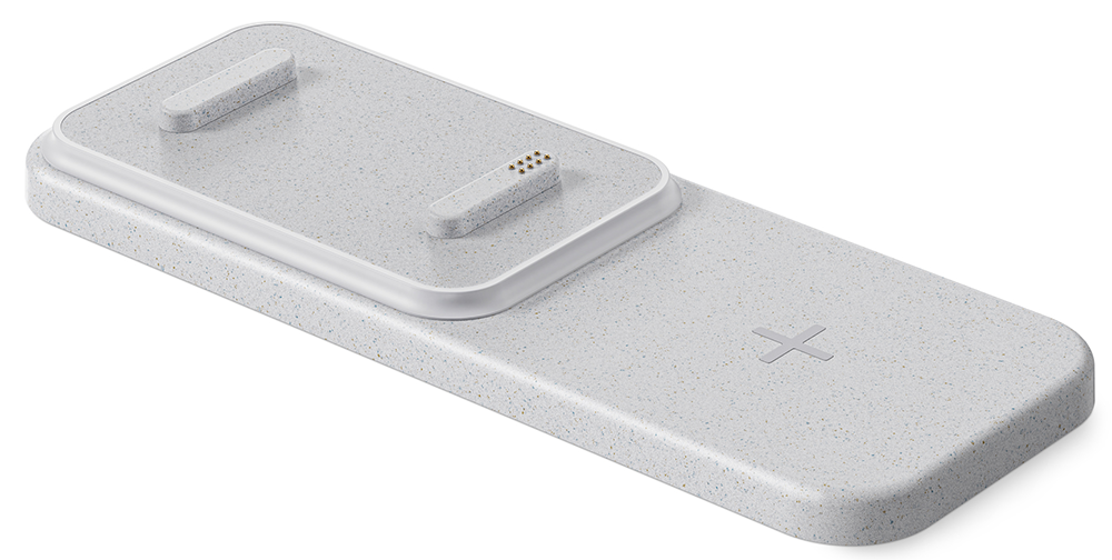 LENOVO Smart Clock 2 Grey + Qi-charger