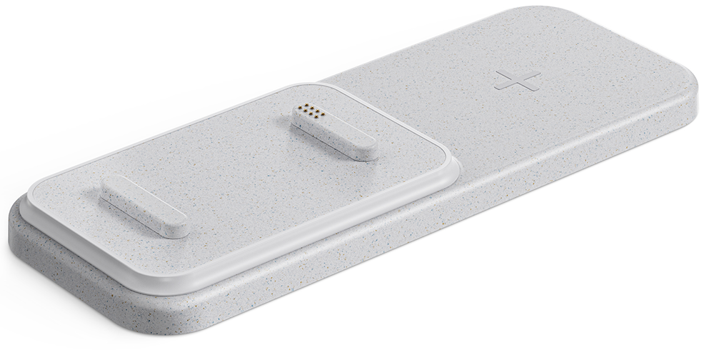 LENOVO Smart Clock 2 Grey + Qi-charger