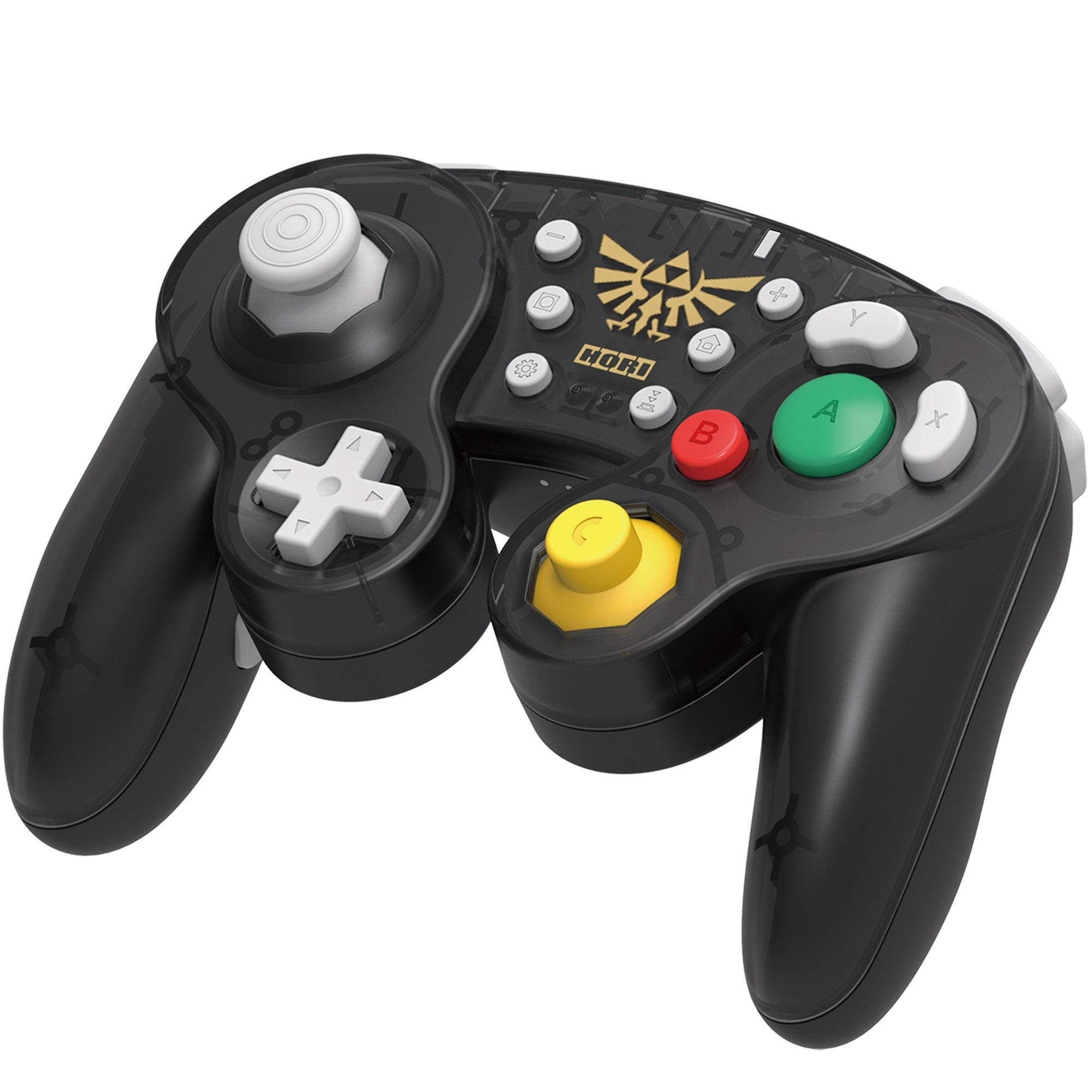 HORI Wireless Battle Pad (Gamecube) - Zelda, Controller, Schwarz