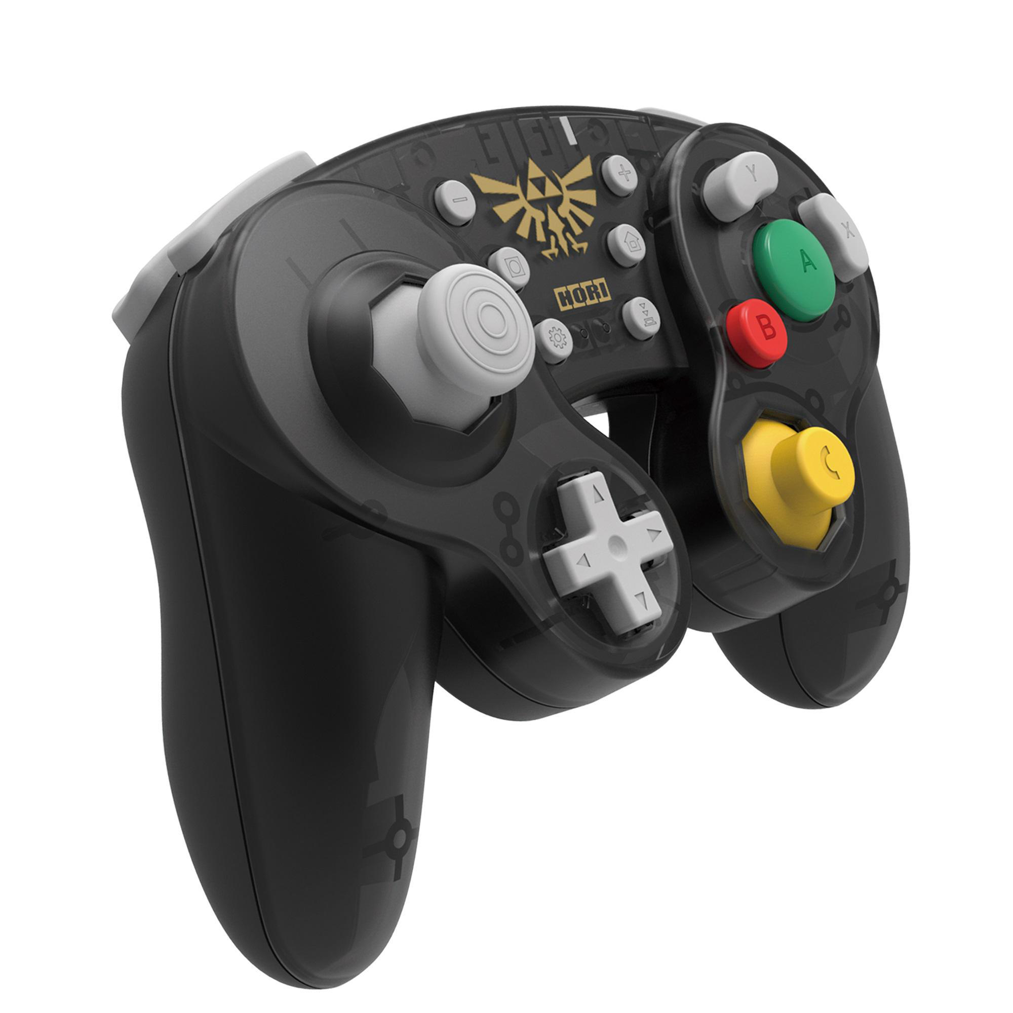 HORI Wireless Battle Pad (Gamecube) - Zelda, Controller, Schwarz