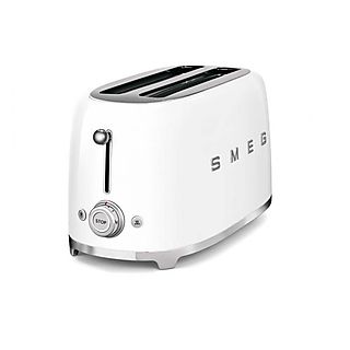 SMEG TSF02WHEU Retro Style Toaster (Weiß, 1500 Watt, Schlitze: 2)