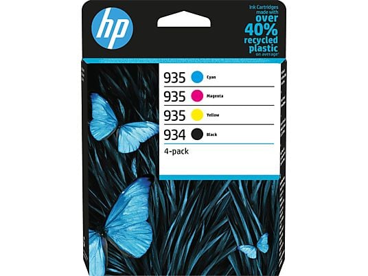 HP 934/935 Confezione da 4 - Cartuccia di inchiostro (Nero/Cyan/Magenta/Giallo)
