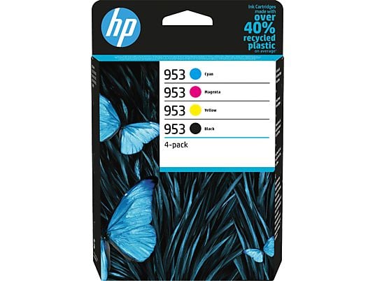HP HP 953 Paquet de 4 - Cartouche d'encre (Noir/Cyan/Magenta/Jaune)