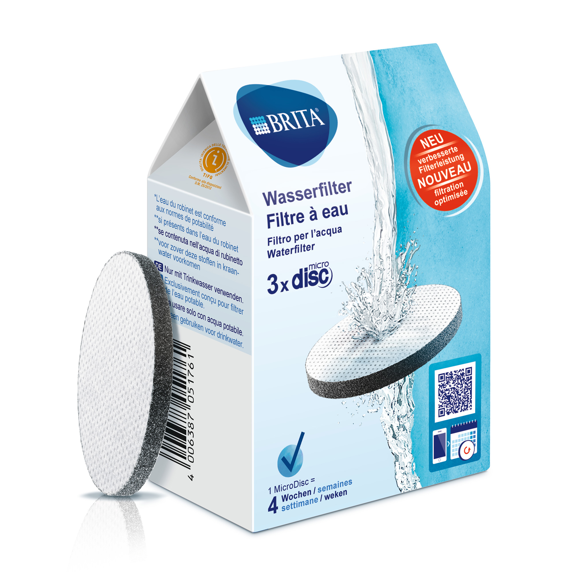 Disco filtrante MicroDisc Brita Disco Filtrante Microdisc