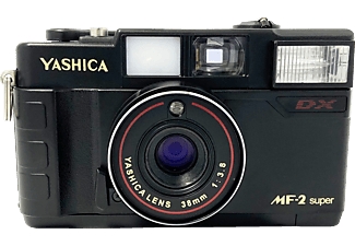 YASHICA MF 2 Super, Analog Kamera, Schwarz