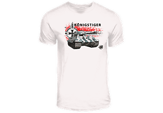Tankfan - 011 Königstiger, fehér - L - póló