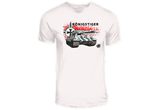 Tankfan - 011 Königstiger, fehér - M - póló