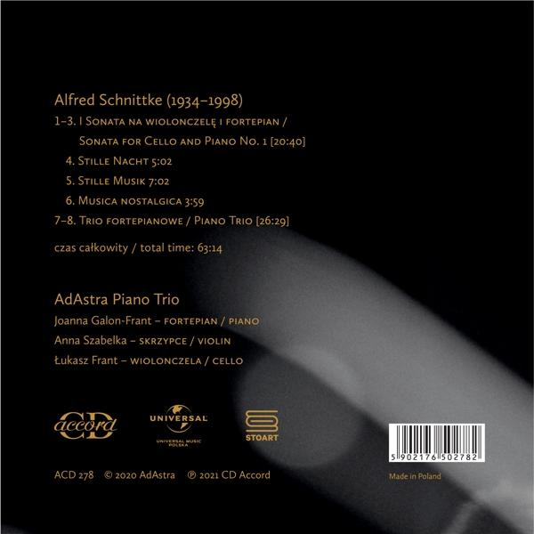 Ad Astra Piano Trio - Stille Musik  - (CD)