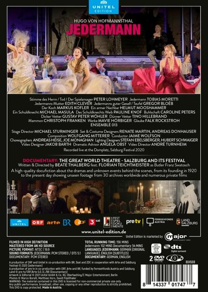 Moretti/Lohmeyer/Peters/Bloéb/Hörbiger/+ - Jedermann  - (DVD)