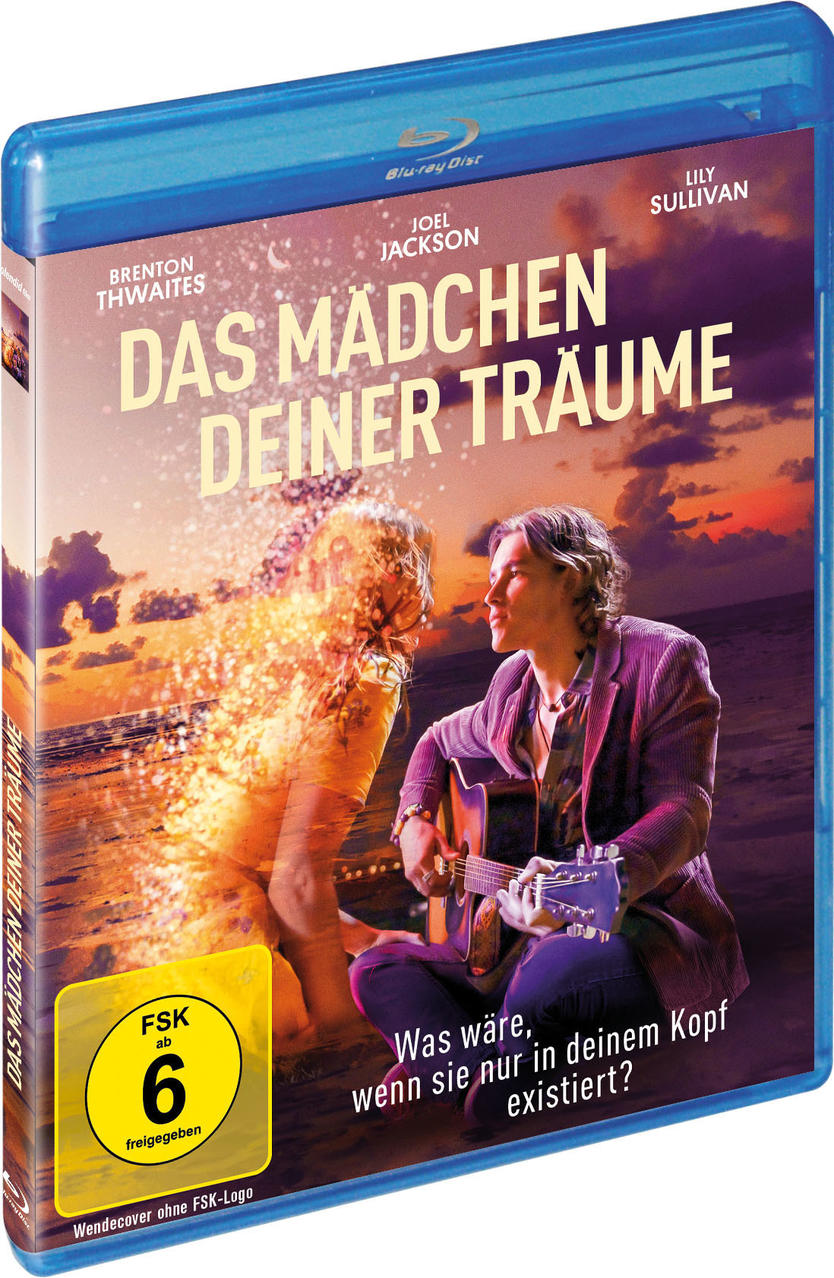 Ein Filmcover mit einem Mann, der Gitarre spielt, einer Frau und dem Titel 'Das Mädchen deiner Träume'.