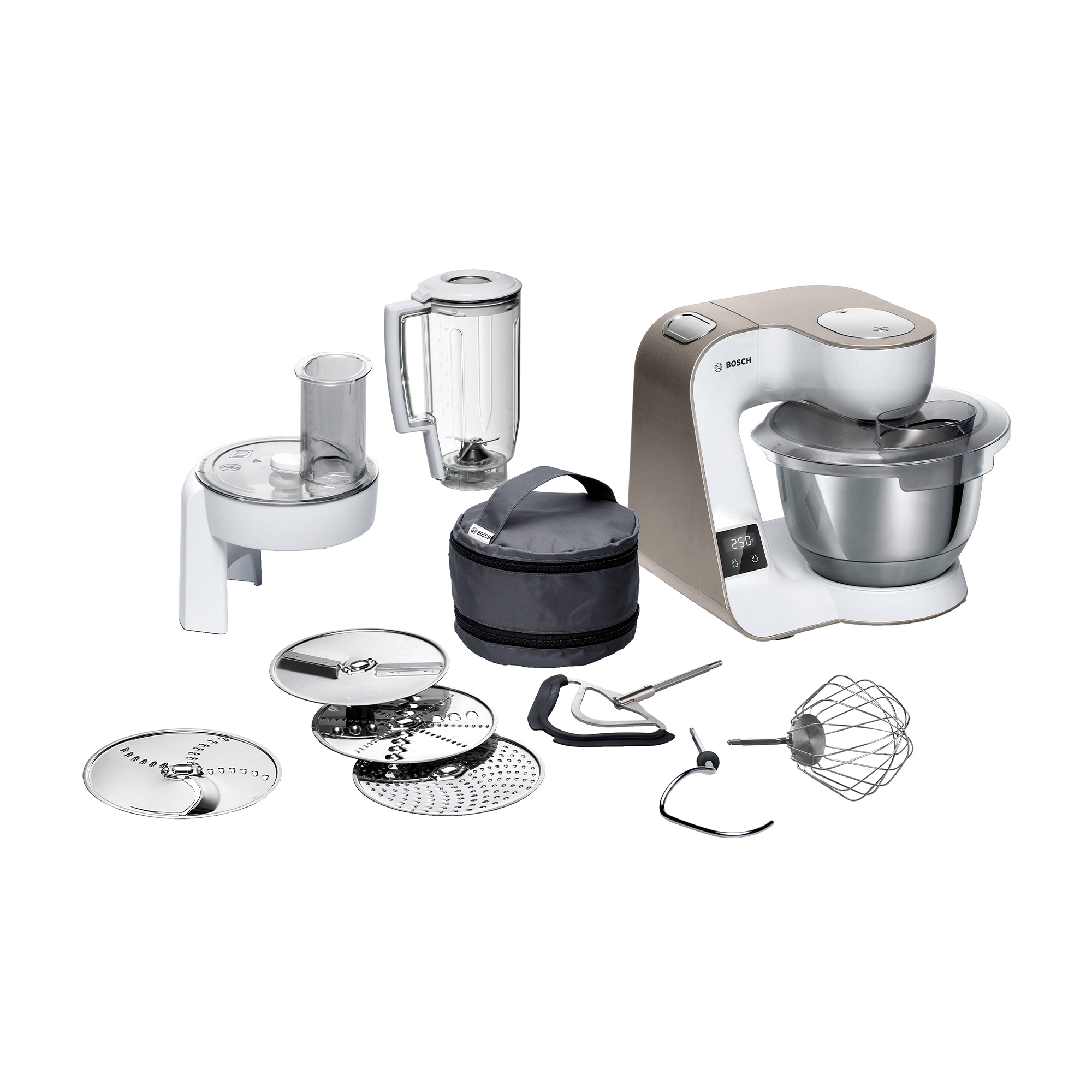 Bosch Mum5Xw20 Impastatrice Planetaria, 1000 W, capacità ciotola 3,9 l, Bianco