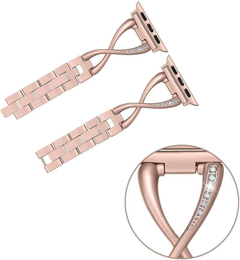 TOPP Metal Crystals, Ersatz-/Wechselarmband, Roségold
