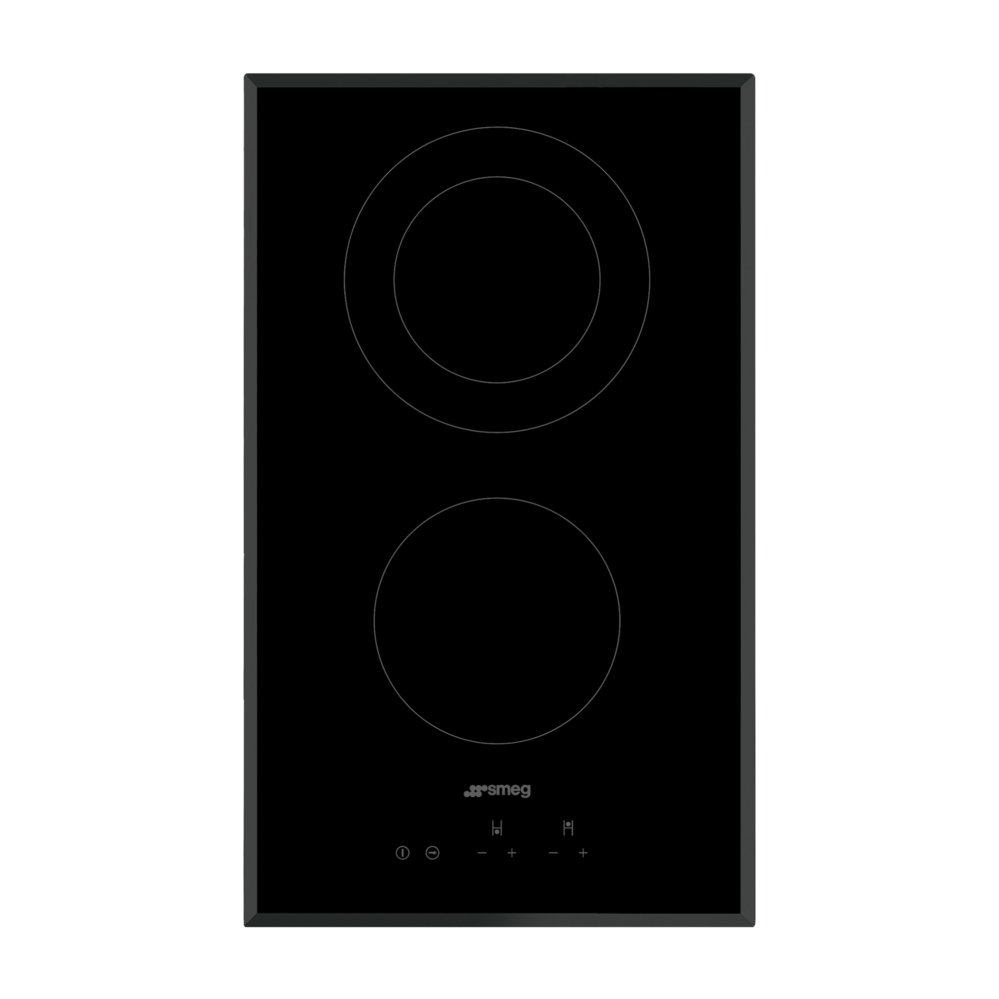 Piano Cottura Smeg Se332Epb, 2 zone cottura, 30 cm x 51