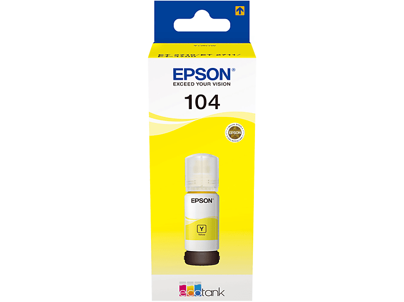 Flacone di inchiostro Epson Ecotank 104 Giallo