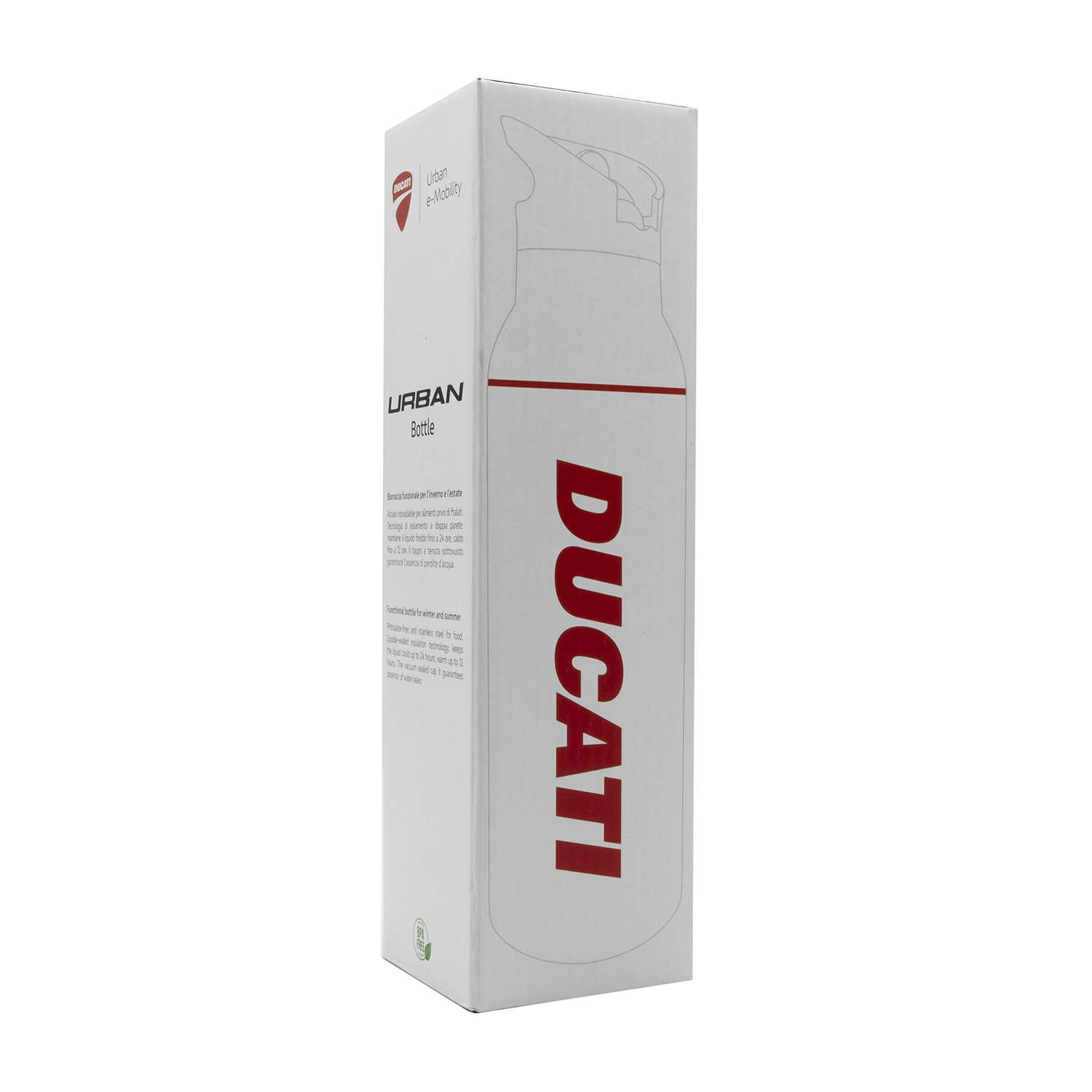 Borraccia Ducati Water Bottle White