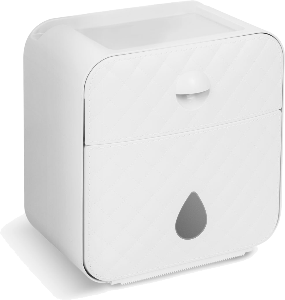 BEWELLO BW3004 WC-papír tartó szekrény, fehér, 205x125x220mm