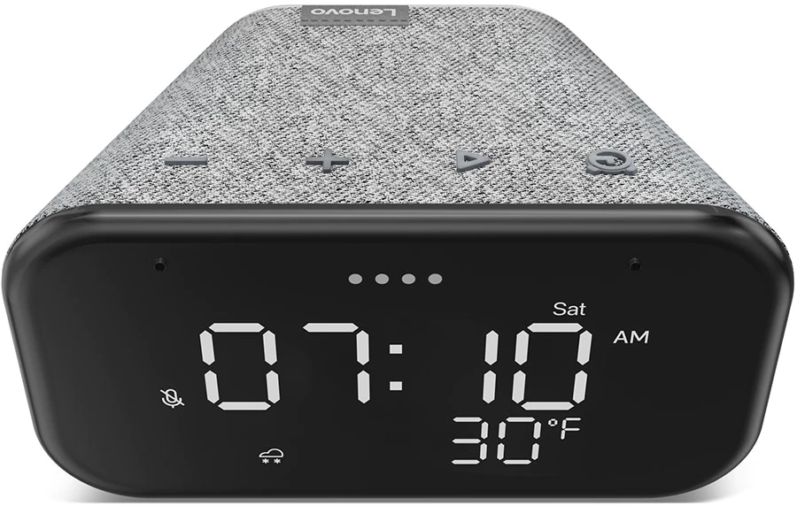 LENOVO Wekker Smart Clock Essential Grijs (ZA740001SE)
