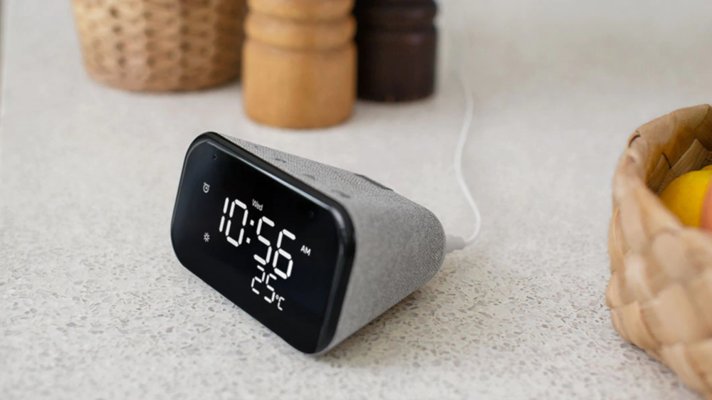 LENOVO Wekker Smart Clock Essential Grijs (ZA740001SE)