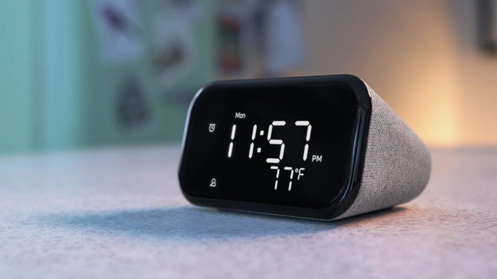 LENOVO Wekker Smart Clock Essential Grijs (ZA740001SE)