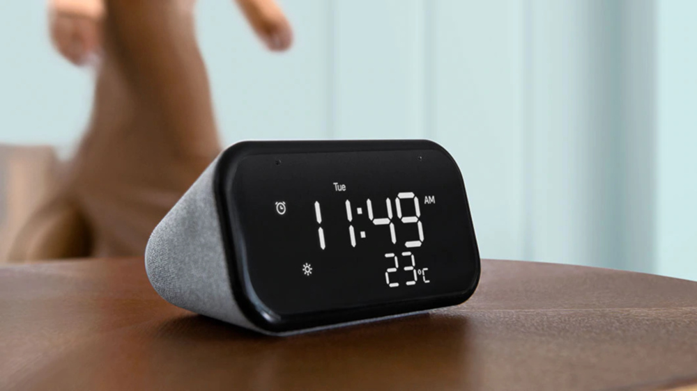 LENOVO Wekker Smart Clock Essential Grijs (ZA740001SE)