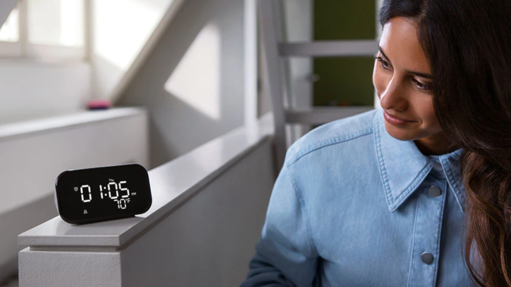 LENOVO Wekker Smart Clock Essential Grijs (ZA740001SE)