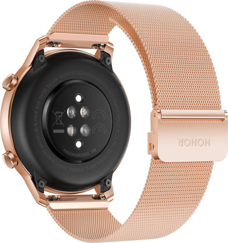 HONOR MagicWatch 2 Smartwatch Metall und Kunststoff Fluoroelastomer, 130-190 mm, Gold