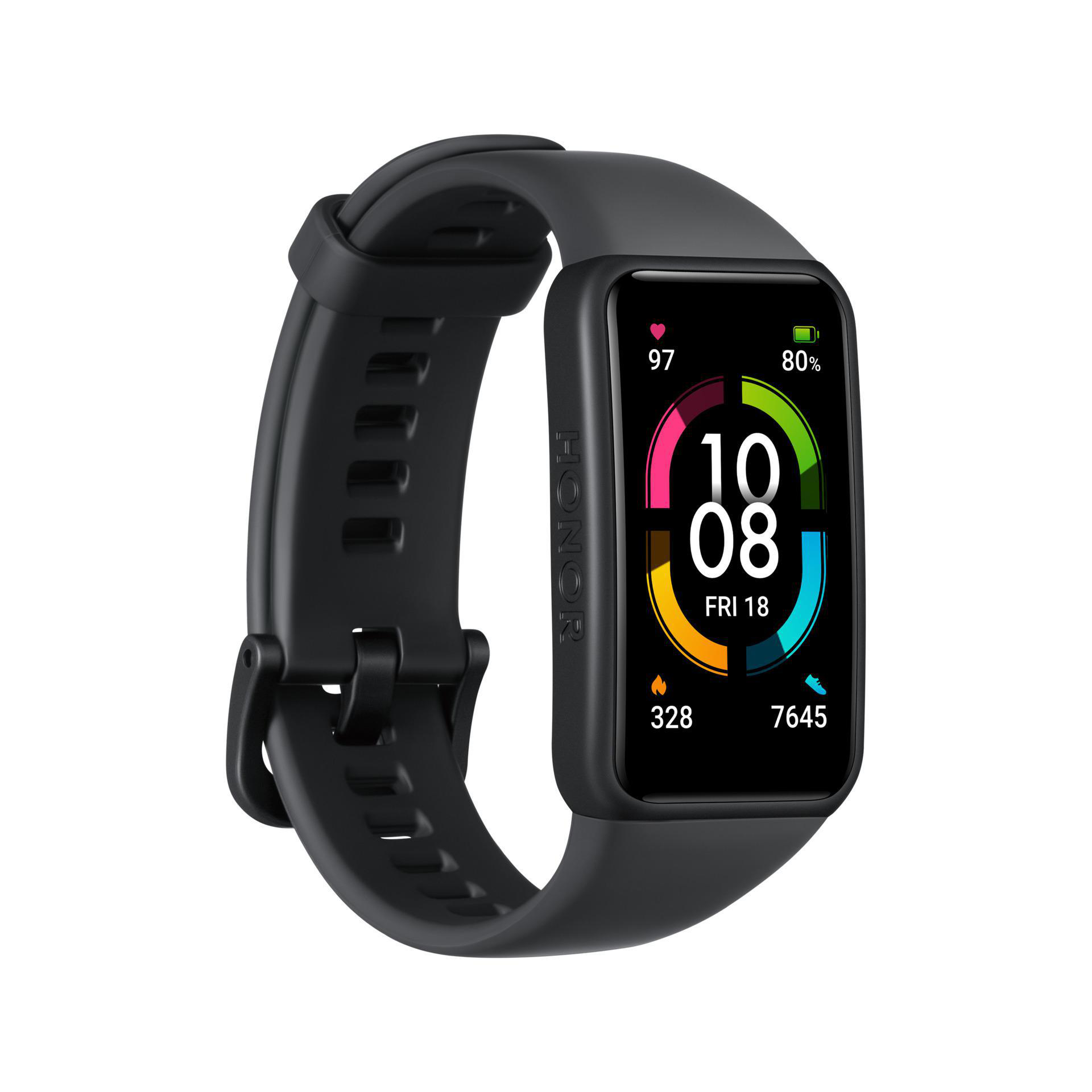 HONOR Band 6, Fitness Tracker, uni, Schwarz