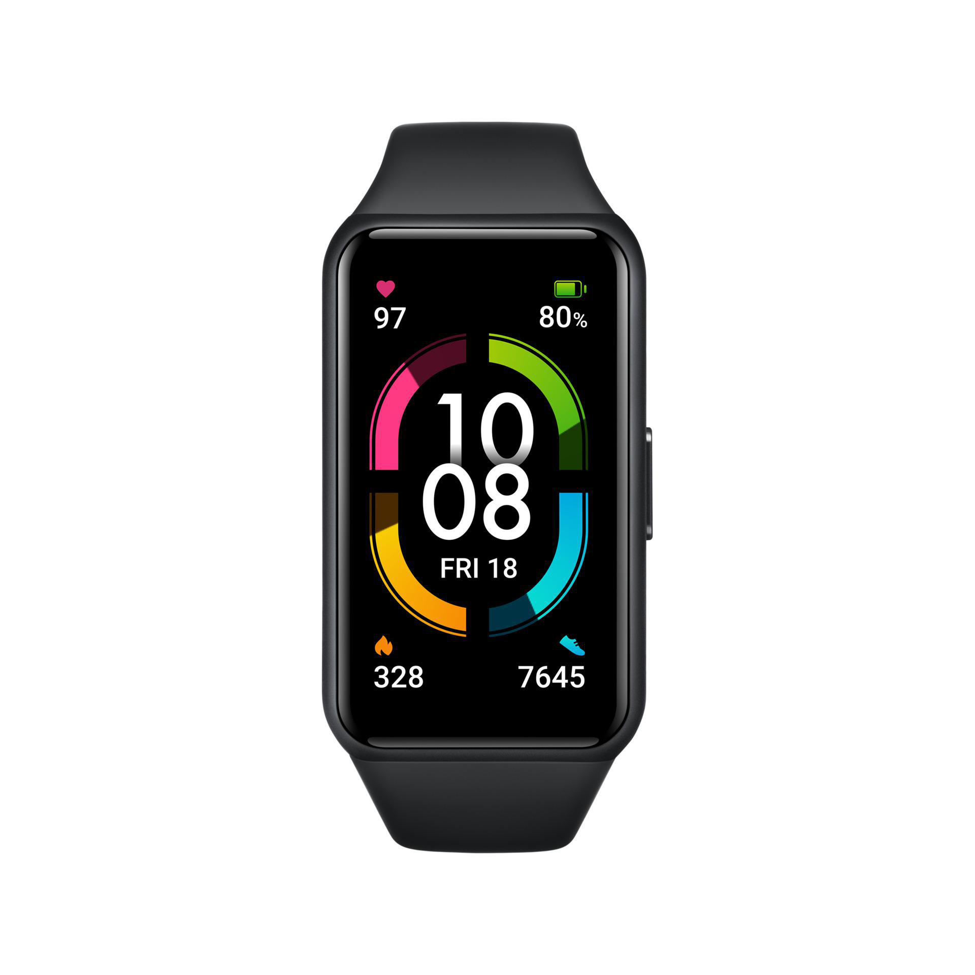 HONOR Band 6, Fitness Tracker, uni, Schwarz
