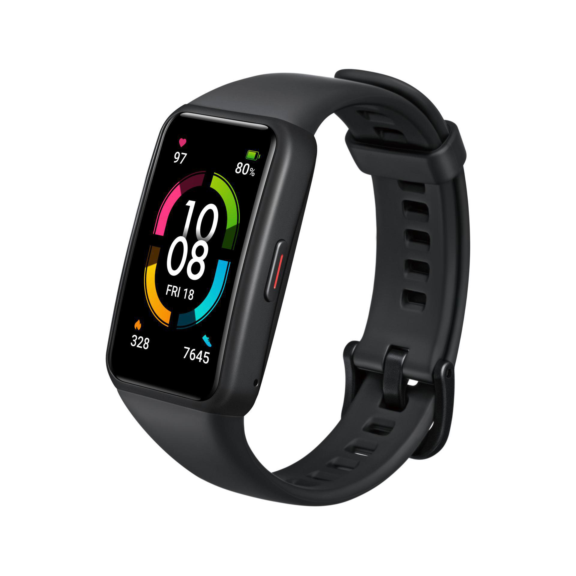 HONOR Band 6, Fitness Tracker, uni, Schwarz